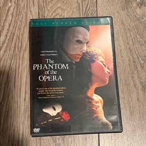 Phantom of the opera dvd.